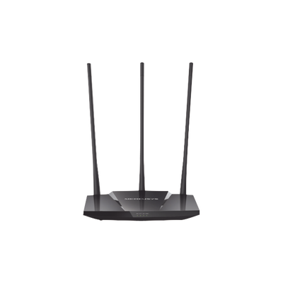 Router N de alta potencia 300 Mbps / 1 Puerto WAN 10/100 / 3 Puertos LAN 10/100 / Chip PA (potencia transmisión 2x) / 3 Antenas de 7 dBi