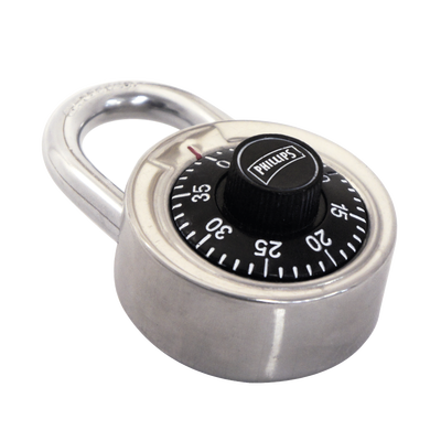 Candado de Combinación / No Requiere Llave / Color Negro.