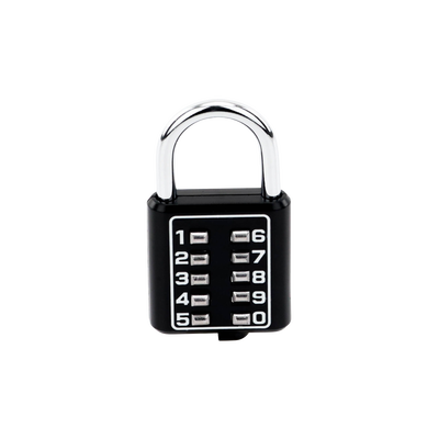 Candado Digital de Combinación M40 / No Requiere Llave / Combinación única integrada por 4 dígitos / Color Negro.