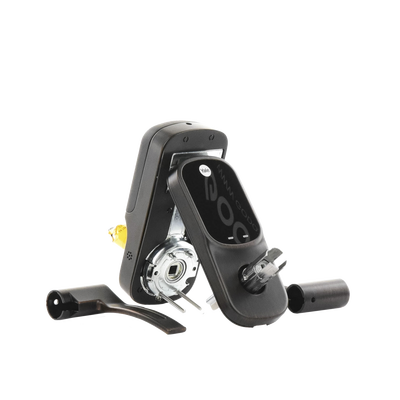 Cerradura  YRL226 con Teclado Táctil y Manija /Smarphone Control Opcional/ bronce Antiguo/ Para puertas de 35 mm a 45 mm de espesor.