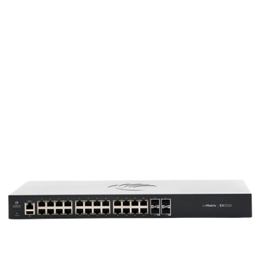 Switch cnMatrix EX1028  de 24 puertos Gigabit Ethernet y 4 SFP, Capa 2,  gestión en la nube