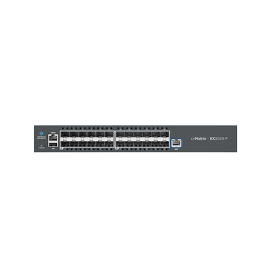 Switch cnMatrix EX3024F Ideal para Distribución en una Red Empresarial / 24 Puertos de Fibra Óptica SFP+(10 Gbps) / Capa 2 y Capa 3 / Doble Fuente de Alimentación en Corriente Alterna / Gestión Gratuita Desde la Nube