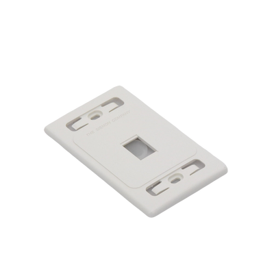 Placa de pared modular MAX, de 1 salida, color blanco