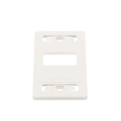 Placa de pared modular MAX, de 4 salidas, color blanco, versión bulk (Sin Empaque Individual)