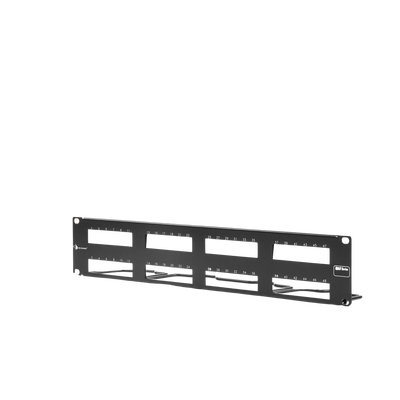 PATCH PANEL MAX VACIO ID VERTICAL UTP 48 PTOS PLANO 2U NEGRO