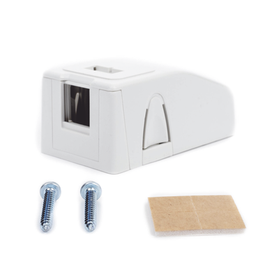 CAJA SUPERFICIAL MAX 1 SALIDA MX BLANCO