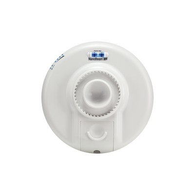 NanoBeam airMAX M5 CPE, hasta 150 Mbps, 5 GHz (5150 - 5875 MHz) con antena integrada de 16 dBi