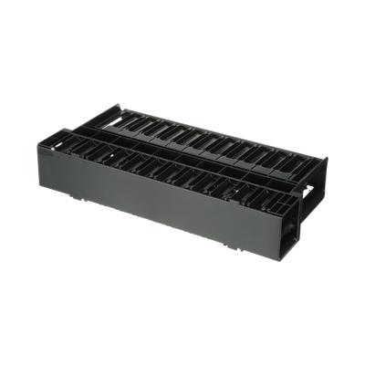 Organizador de Cables Horizontal NetManager, Doble (Frontal y Posterior), Para Rack de 19in, 2UR