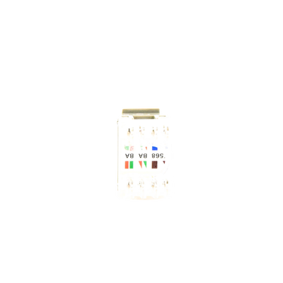 Conector Jack Estilo 110 (de Impacto), Tipo Keystone, Categoría 6, de 8 posiciones y 8 cables, Color Gris