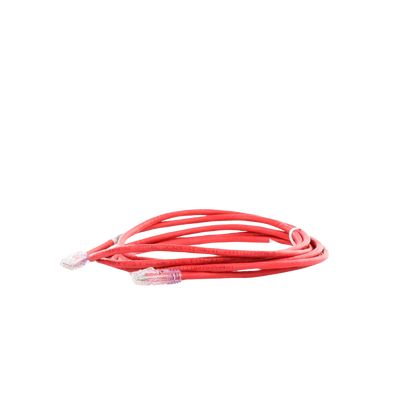 Cable de parcheo UTP Categoría 6, con plug modular en cada extremo - 3 m. - Rojo