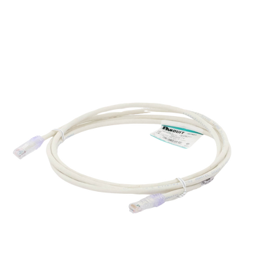 Cable de parcheo UTP Categoría 6, con plug modular en cada extremo - 2 m. - Blanco Mate