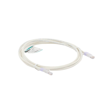 Cable de parcheo UTP Categoría 6, con plug modular en cada extremo - 2 m. - Blanco Mate