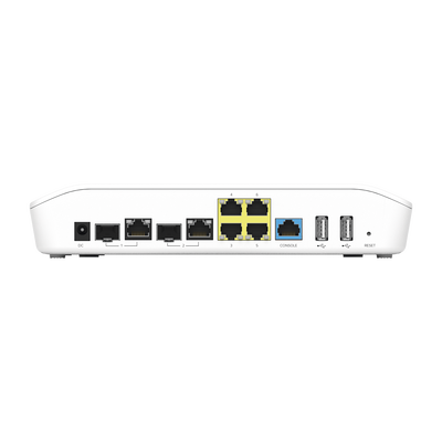 Router/Firewall, con función SD-WAN NSE3000 / 2 puertos WAN Gigabit + 2 SFP combo / 4 puertos LAN Gigabit / Detección de Amenazas/ Bloqueo de Aplicaciones / Administración desde la Nube con cnMaestro / Hasta 1,000 dispositivos
