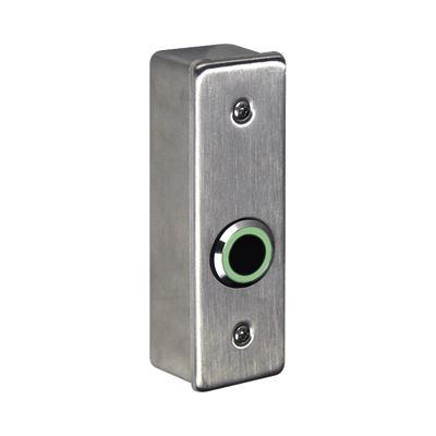 Interruptor IR NoTouch® de Acero Inoxidable, Montaje Delgado, Caja Posterior, Símbolo de puerta