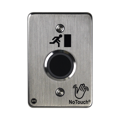 Interruptor IR NoTouch® de Acero Inoxidable, De un solo grupo, Símbolo de puerta