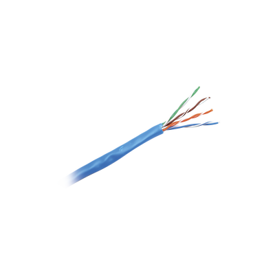 Bobina de cable UTP 305 m. de Cobre, NetKey, Azul, Categoría 5e (24 AWG), PVC (CM), de 4 pares