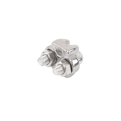 Nudo/ Perro/ Abrazadera Acero Forjado para Cable de 1/4", Acero Inoxidable.