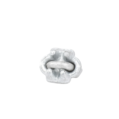 Nudo/ Perro/ Abrazadera Acero Forjado para Cable de 1/8", Galv. por Inmersión en Caliente.