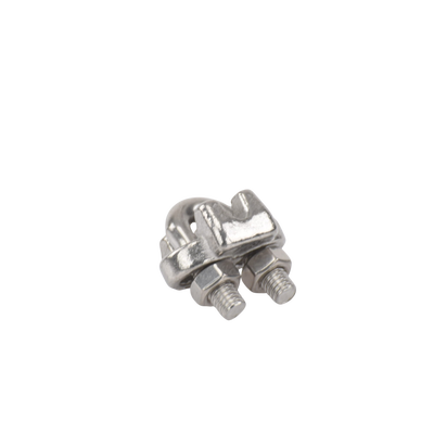 Nudo/ Perro/ Abrazadera Acero Forjado para Cable de 1/8", Acero Inoxidable.
