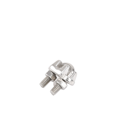 Nudo/ Perro/ Abrazadera Acero Forjado para Cable de 3/16", Acero Inoxidable.
