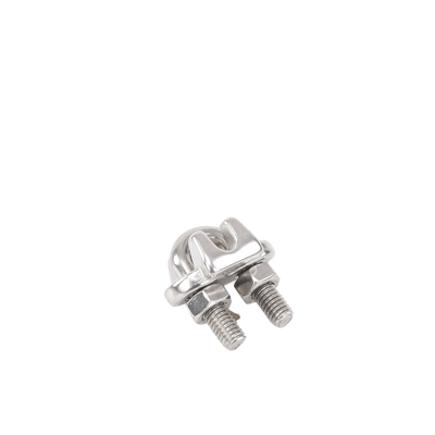 Nudo/ Perro/ Abrazadera Acero Forjado para Cable de 3/16", Acero Inoxidable.