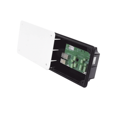 Terminal de Habitación IP de Empotrar / Bus RS485 / 12 Entradas Digitales / SIP / PoE / Compatible con NX1071 y NX1075