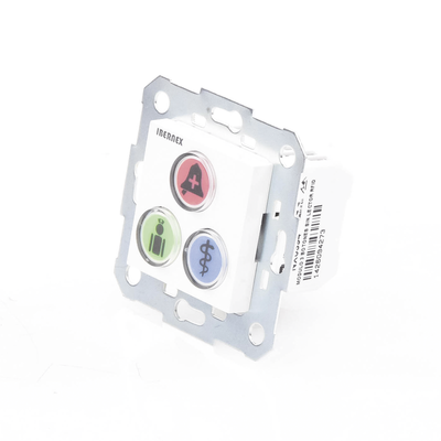 Modulo de 3 Botones iluminados / Alarma / Cancelar y Código Azul / BUS RS485 / Compatible con NX0019/B, NX1021 Y NX0015