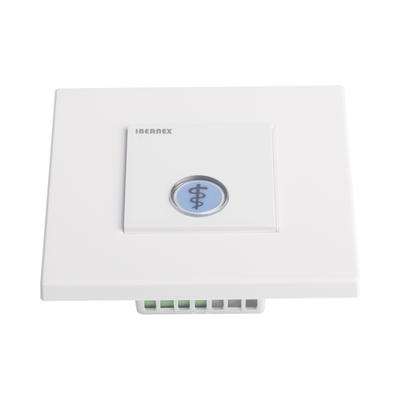 Botón Azul Iluminado con Lector RFID 125 KHz para Llamada a Médico, BUS RS485, Compatible con NX0019/B, NX1021 Y NX0015