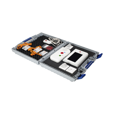 Maletín Funcional Demo Sistema de Llamada Paciente Enfermera IP con Terminales IP y Periféricos