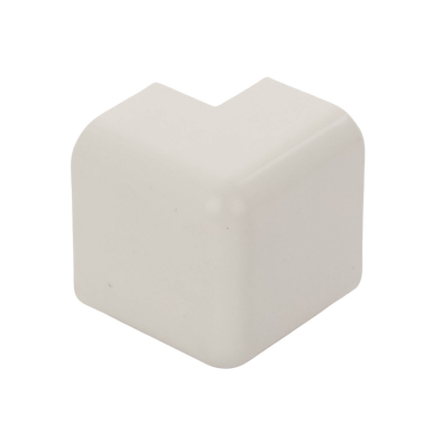 Esquinero exterior, para uso con canaleta LD10, material ABS, Color Blanco Mate