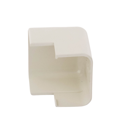 Esquinero exterior, para uso con canaleta LD10, material ABS, Color Blanco Mate