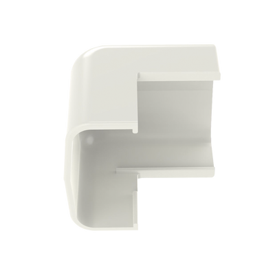 Esquinero exterior, para uso con canaleta LD5, material ABS, Color Blanco Mate