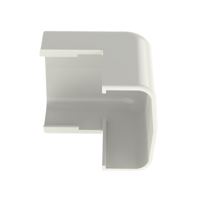 Esquinero exterior, para uso con canaleta LD5, material ABS, Color Blanco Mate