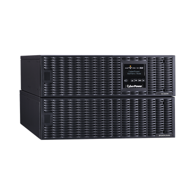 UPS de 10000 VA/10000 W, Online Doble Conversión, 200 - 240 Vac de Entrada, 200 - 240 Vac de Salida, Terminal Hardwired, Onda Senoidal Pura, Torre o Rack de 6 UR, Con 3 Tomas NEMA L6-30R