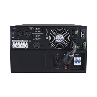 UPS de 10000 VA/10000 W, Online Doble Conversión, 200 - 240 Vac de Entrada, 200 - 240 Vac de Salida, Terminal Hardwired, Onda Senoidal Pura, Torre o Rack de 6 UR, Con 3 Tomas NEMA L6-30R