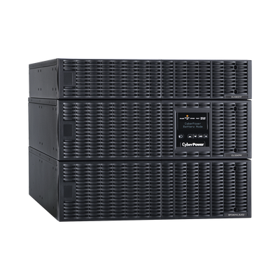 UPS de 10000 VA/10000 W, Online Doble Conversión, 200 - 240 Vac de Entrada, 120 - 240 Vac de Salida, Entrada Hardwired, Onda Senoidal Pura, Torre o Rack de 8 UR, Con 6 Tomas NEMA 5-20R, 3 NEMA L6-30R y Terminal Hardwire