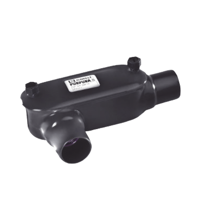 Caja Ovalada tipo LR con Recubrimiento Exterior de PVC de 2" (50.8 mm).