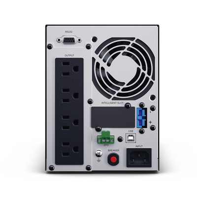 UPS de 1000 VA/900 W, Online Doble Conversión, Entrada 120 Vca NEMA 5-15P, Onda Senoidal Pura, Tipo Torre, Con 4 Tomas NEMA 5-15R