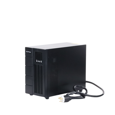 UPS de 3000 VA/2700 W, Online Doble Conversión, Entrada 120 Vca NEMA L5-30P, Onda Senoidal Pura, Tipo Torre, Con 4 Tomas NEMA 5-20R y 1 Block Hardwired