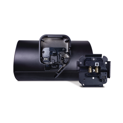 Altavoz Exterior | 2 Vías | Controlador de 6,5" |  Tweeter de 1" |  Radiador que Mejora los Graves | Tecnología de Montaje de Bloqueo Rápido | 120 W | 8Ω | Negro