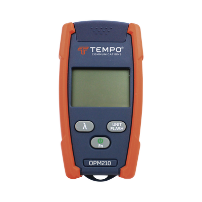 Medidor de Potencia (Micro OPM) para Fibra Óptica con Localizador Visual de Fallos (VFL), entrada universal de 2.5 mm (para conectores SC, ST y FC), Rango de medición de -70 a +10 dBm