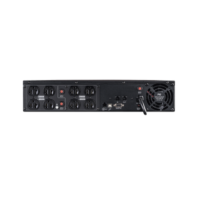 UPS de 1500 VA/1050 W, Topología Línea Interactiva, Entrada 120 Vca NEMA 5-15P, Onda Senoidal Pura, Torre o Rack 2 UR, Con 8 Tomas NEMA 5-15R