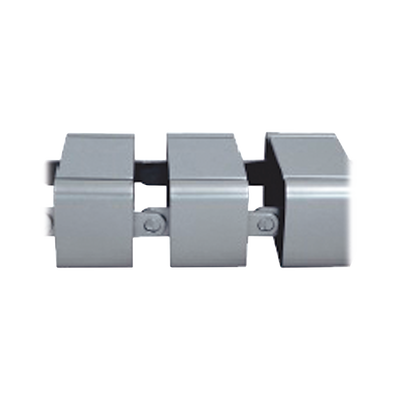 Organizador de cables vertical articulado, ideal para llevar los cables del piso a mesa o a la cubierta del escritorio de manera segura