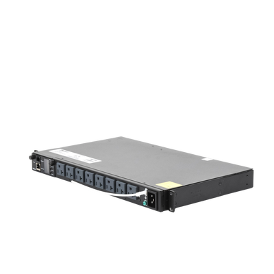 PDU Switchable y Monitoreable por Toma (MS) para Distribución de Energía, Enchufe de Entrada NEMA 5-15P, Con 8 Salidas 5-20R, Horizontal 19in, 120 Vca, 15 Amp, 1UR