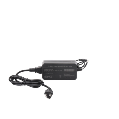 Adaptador de Pared con Cables de Extensión para Mayor Alcance 12 Vcc / 5 Amperes / Profesional / 0.5 metros a la toma de alimentación / 0.5 metros a la conexión del dispositivo