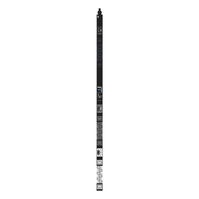 PDU Monitoreable (MI) para Distribución de Energía, Enchufe de Entrada NEMA L21-30P, Con 18 Salidas C13 y 6 C19, de Instalación Vertical, 208 Vca, 30 Amp