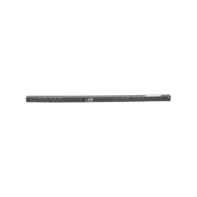 PDU Monitoreable (MI) para Distribución de Energía, Enchufe de Entrada NEMA L6-20P, Con 20 Salidas C13 y 4 C19, de Instalación Vertical, 120 o 220 Vca, 20 Amp