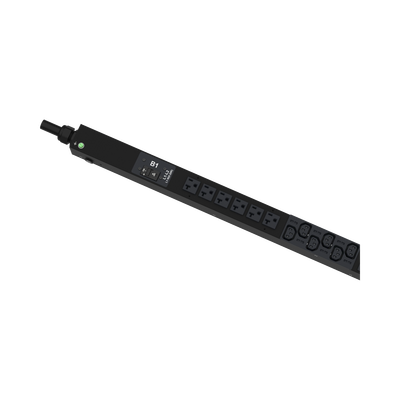 PDU G6 Monitoreable (MI) para Distribución de Energía, Enchufe de Entrada NEMA L21-30P, Con 18 Salidas C13 y 6 C19, de Instalación Vertical, 208 Vca, 30 Amp