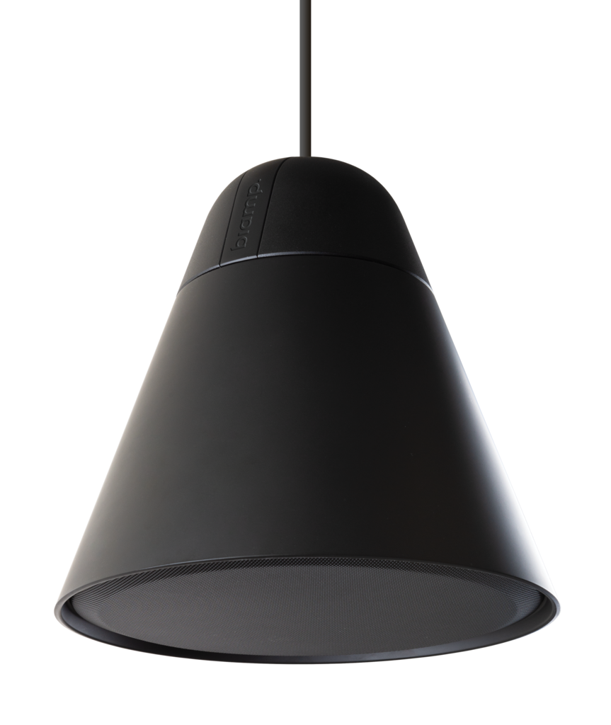 BIAMP Desono P60DT-BL Altavoz colgante negro de 06.5 pulgadas, de 2 vías, de 70 V/100 V o 16 ohmios de baja impedancia. 60W continuos, 240W pico 1 PIEZA