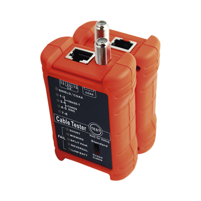 Tester Profesional para mapeo de cables de red/coaxiales